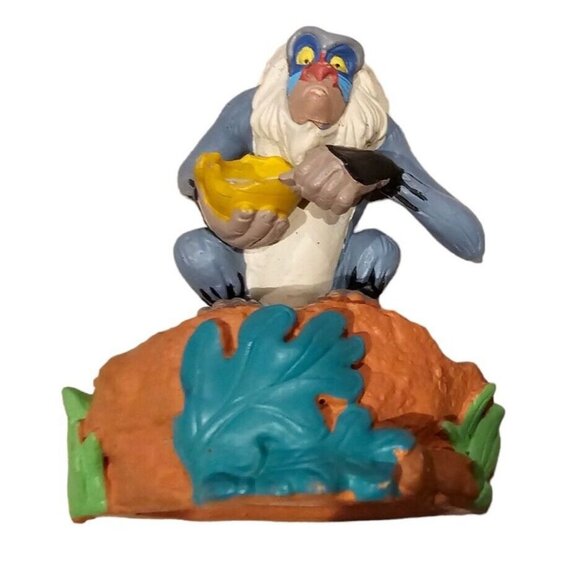 Disney Store Lil Classics Lion King Rafiki On Rock PVC Figure Figurine Toy - Picture 6 of 7